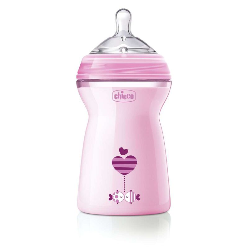 Naturalfeeling Feeding bottle 330Ml Pink - Fast Flow image number 0
